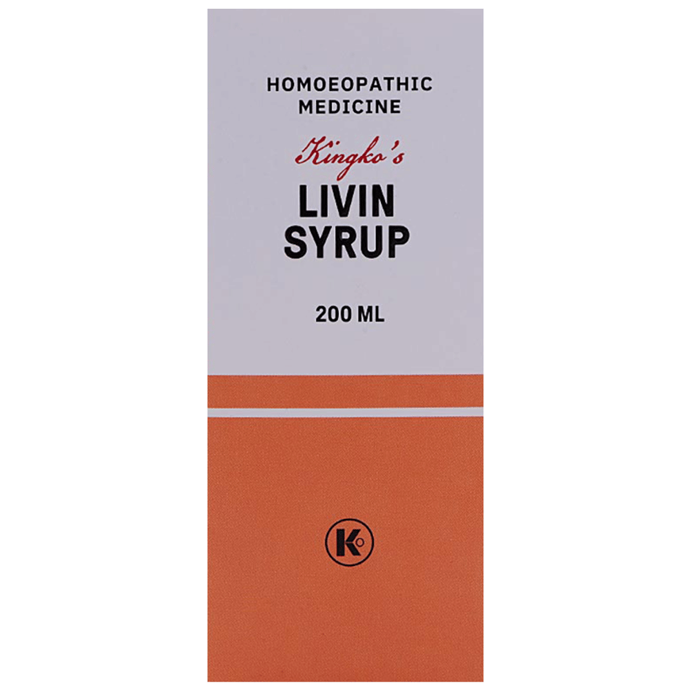 Kingko's Livin Syrup bottle of 200 ml Syrup