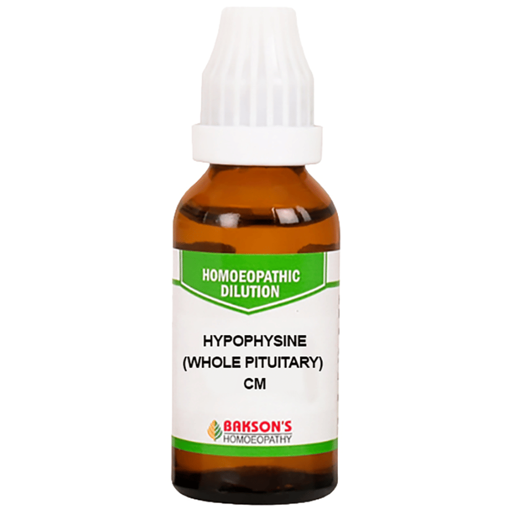 Bakson's Homeopathy Hypophysine (Whole Pituitary) Dilution CM bottle of 30 ml Dilution