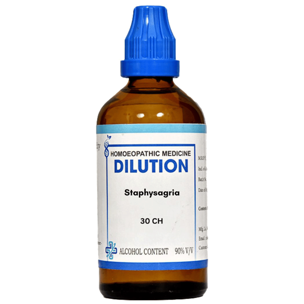 LDD Bioscience Staphysagria Dilution 30 bottle of 100 ml Dilution