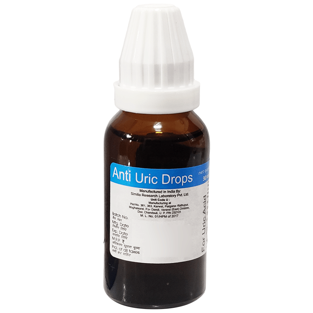 Similia Rlpl Anti Uric Drop (30ml Each) combo pack of 3 bottles Similia Rlpl Anti Uric Drop (30ml Each) combo pack of 3 bottles