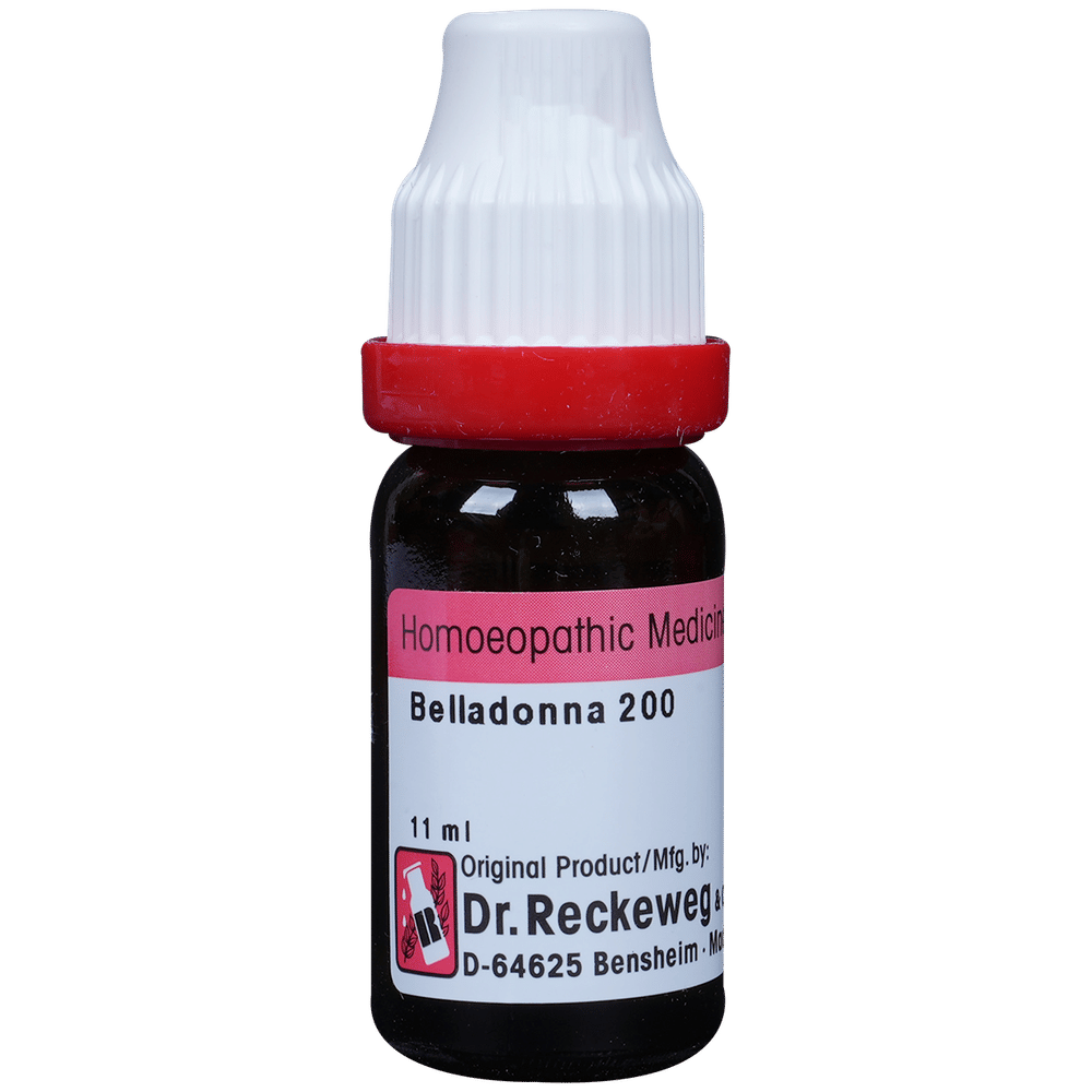 Dr. Reckeweg Belladonna Dilution 200 CH bottle of 11 ml Dilution