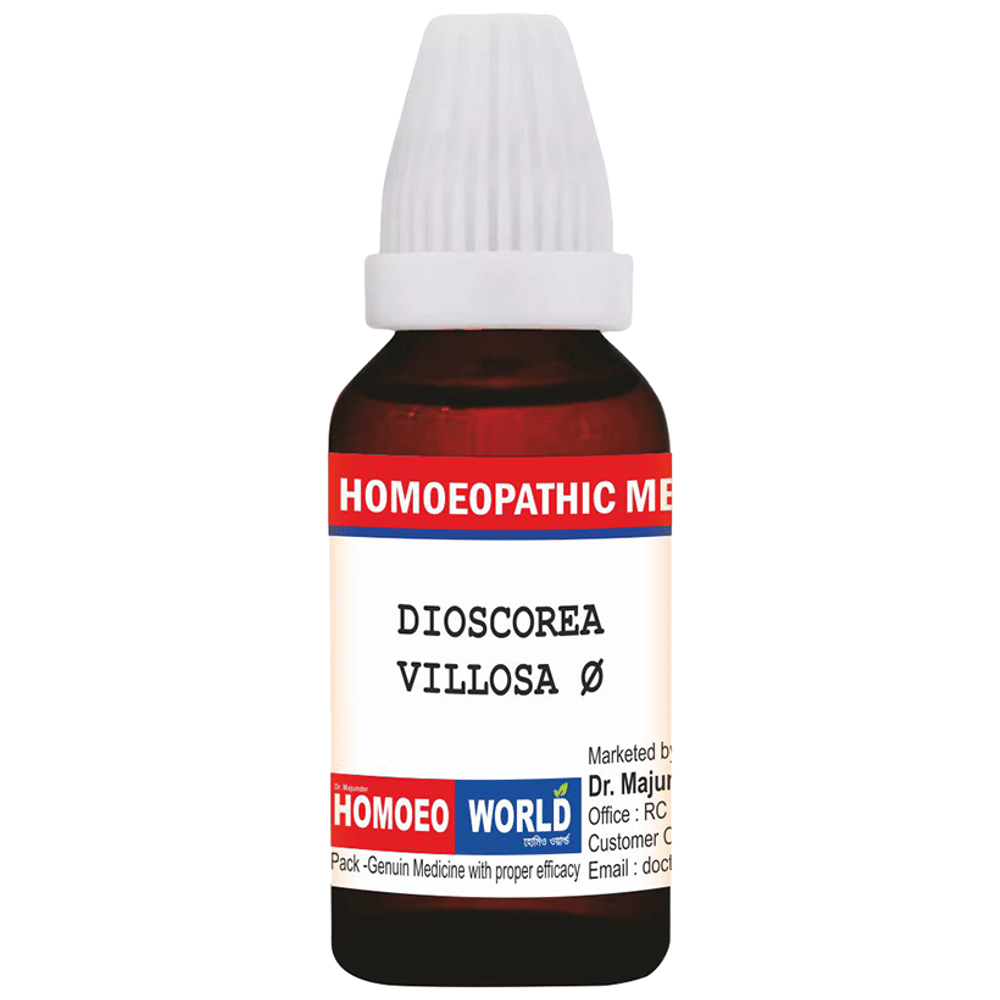 Dr. Majumder Homeo World Dioscorea Villosa Mother Tincture (30ml Each) Q box of 1 Bottle