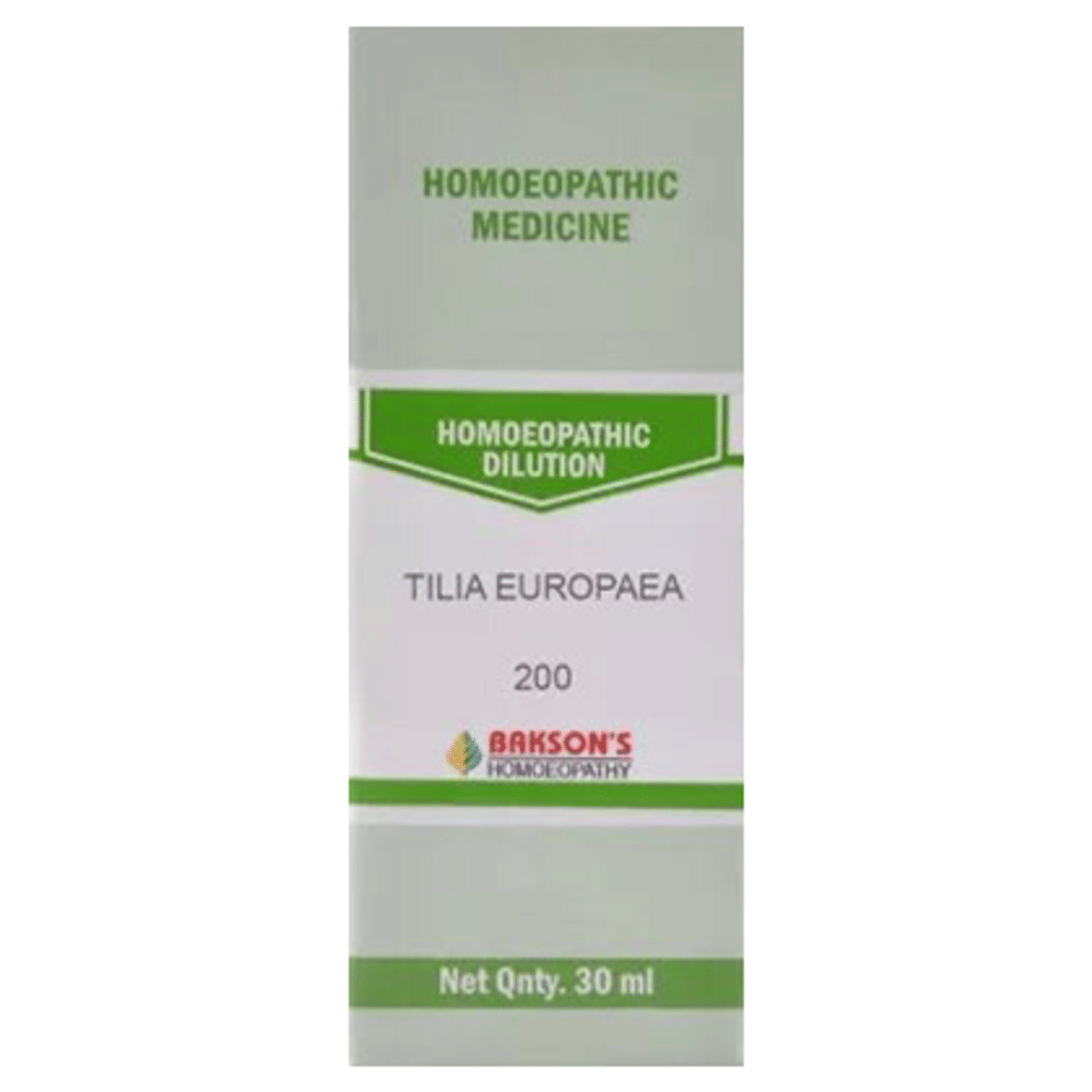Bakson's Homeopathy Tilia Europaea Dilution 200 bottle of 30 ml Dilution