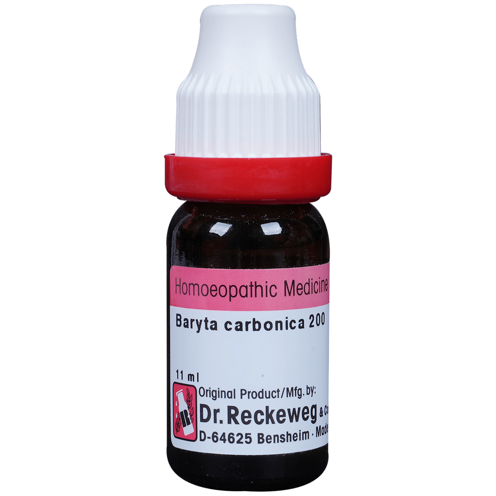 Dr. Reckeweg Baryta Carb Dilution 200 CH bottle of 11 ml Dilution