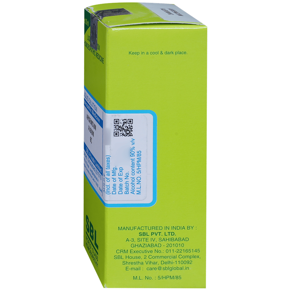 SBL Arsenicum Album Dilution 6 CH bottle of 30 ml Dilution SBL Arsenicum Album Dilution 6 CH bottle of 30 ml Dilution