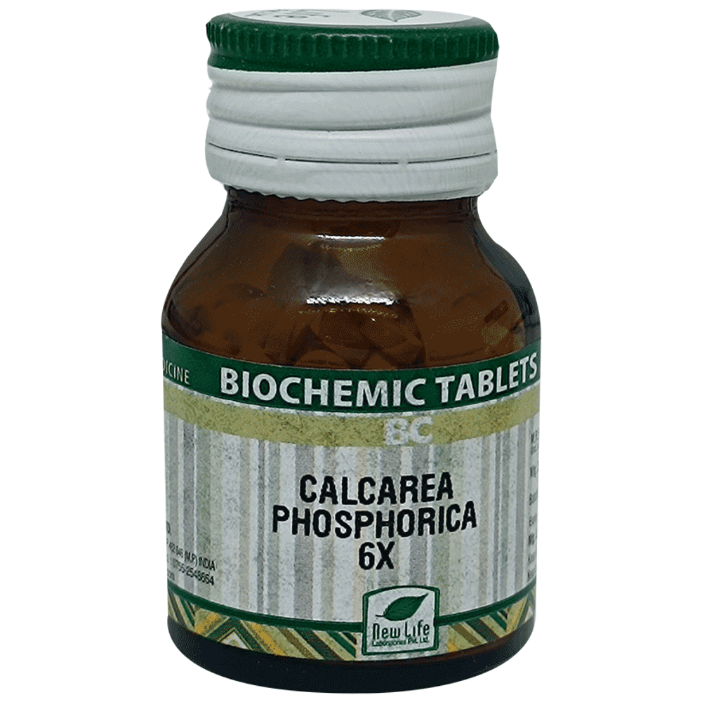 New Life Calcarea Phosphorica Biochemic Tablet 6X bottle of 25 gm Biochemic Tablet New Life Calcarea Phosphorica Biochemic Tablet 6X bottle of 25 gm Biochemic Tablet
