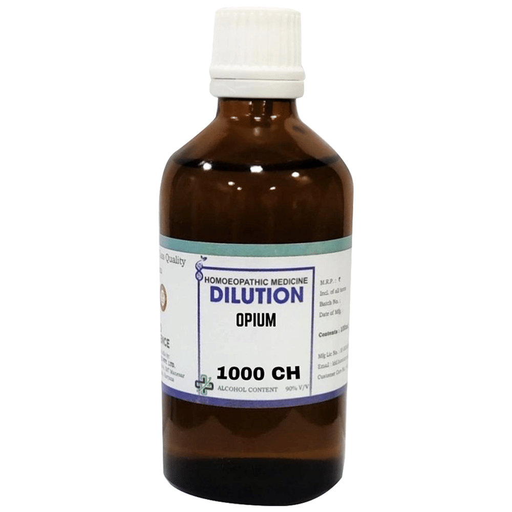 LDD Bioscience Opium Dilution 1000 CH bottle of 100 ml Dilution