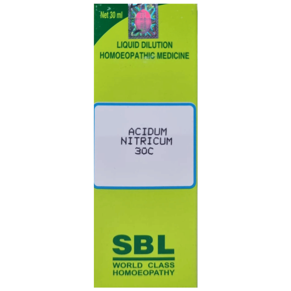 SBL Acid Nitricum Dilution 30 CH bottle of 30 ml Dilution