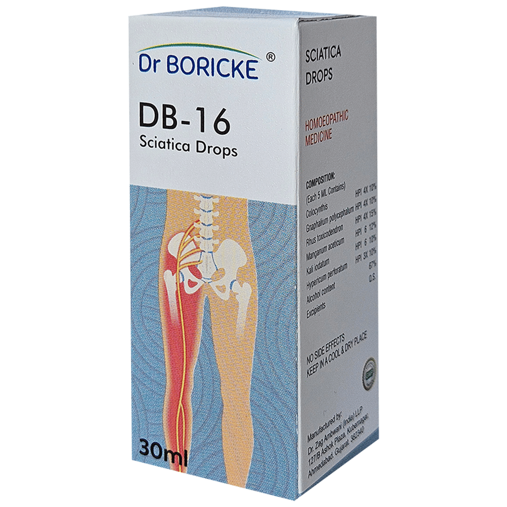 Dr Boricke DB 16 Sciatica Drop bottle of 30 ml Oral Drops