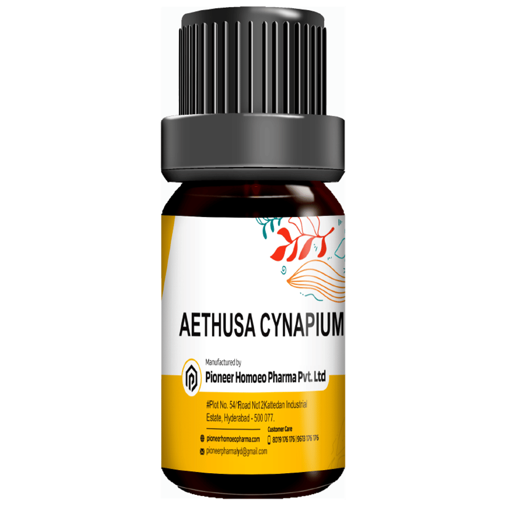 Pioneer Pharma Aethusa Cynapium Globules Pellets Multidose Pills 6 CH bottle of 150 tablets