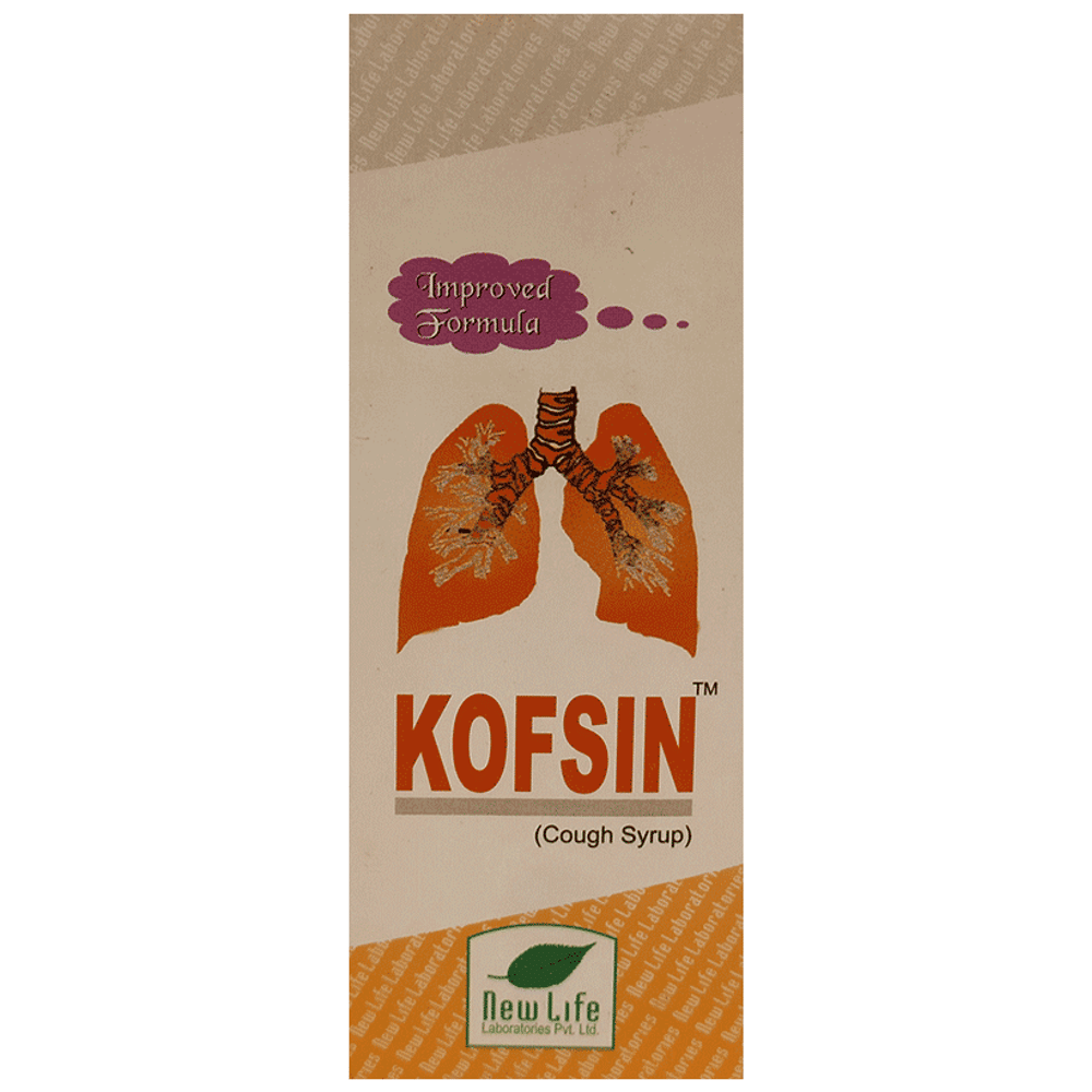 New Life Kofsin Cough box of 100 ml Syrup