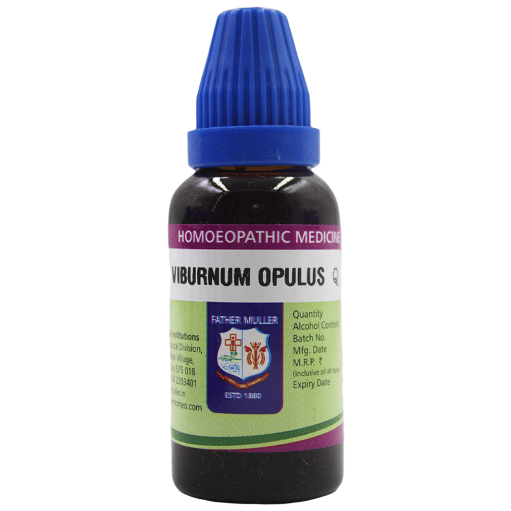 Father Muller Viburnum Opulus Drop Q bottle of 30 ml Oral Drops