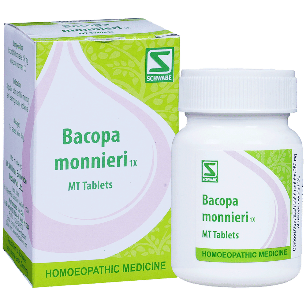 Dr Willmar Schwabe India Bacopa Monnieri Tablet 1X bottle of 20 gm Tablet