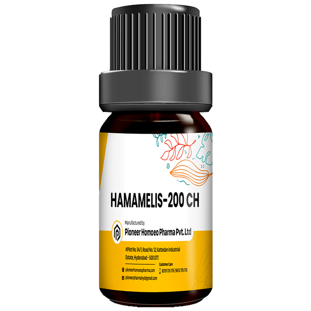 Pioneer Pharma Hamamelis Globules Pellets Multidose Pills 200 CH bottle of 150 tablets