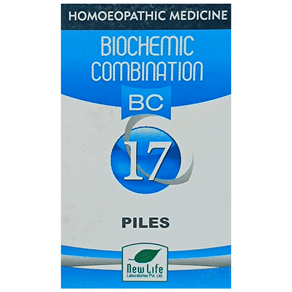 New Life Bio Combination No.17 Piles bottle of 25 gm Biocombination Tablet