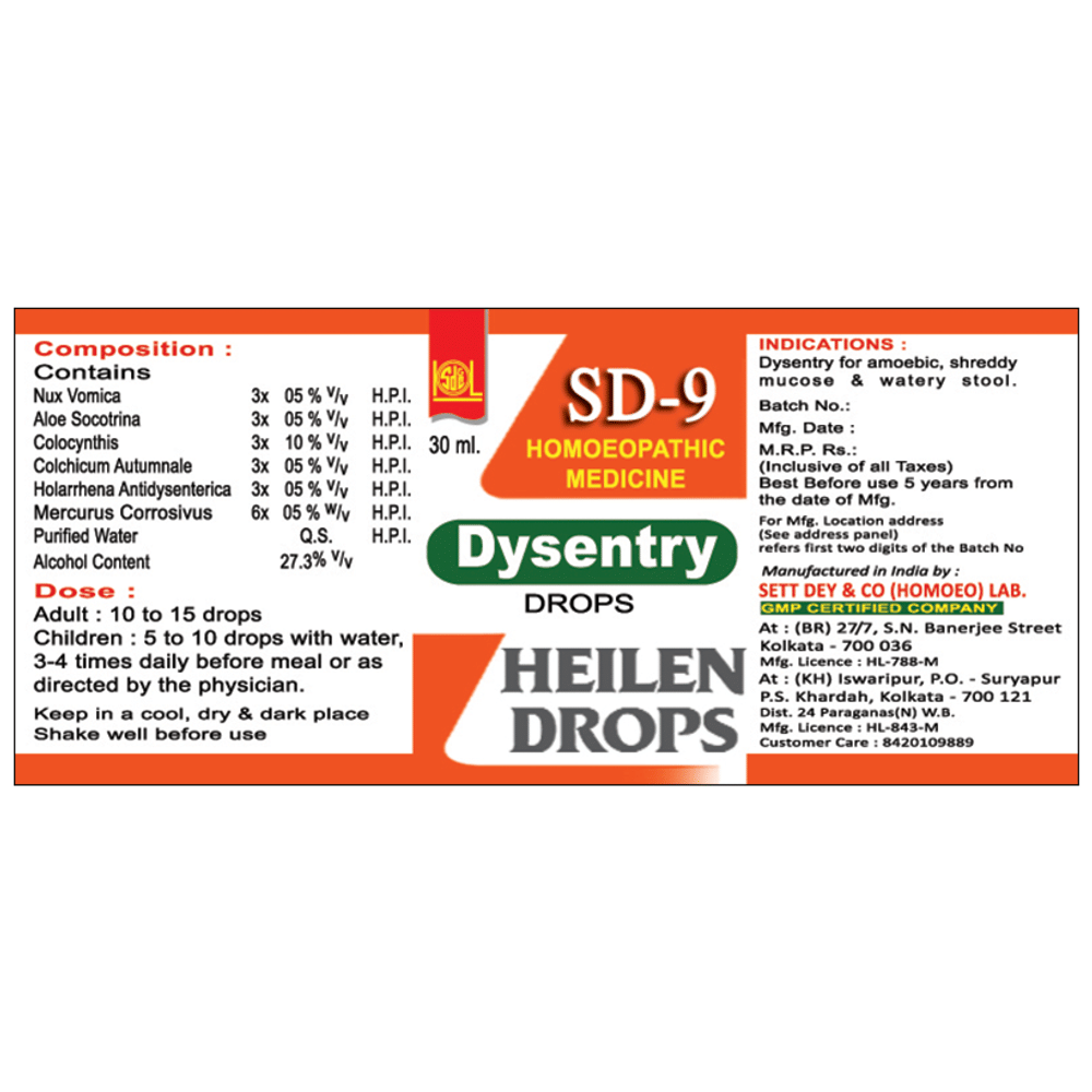 Sett Dey Sd-09 Drop bottle of 30 ml Drop