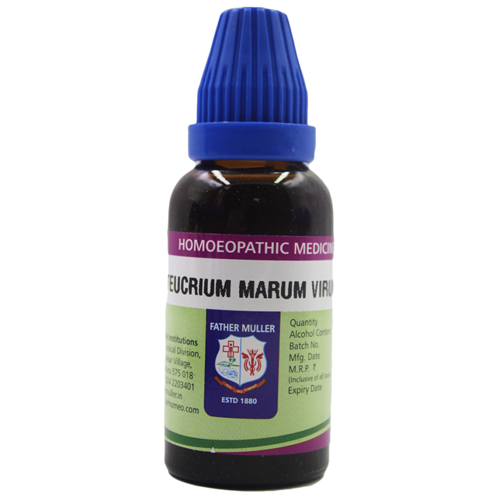 Father Muller Teucrium Marum Virum Drop Q bottle of 30 ml Drop