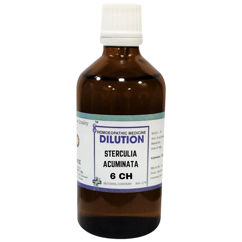 LDD Bioscience Sterculia Acuminata Dilution 6 CH bottle of 100 ml Dilution