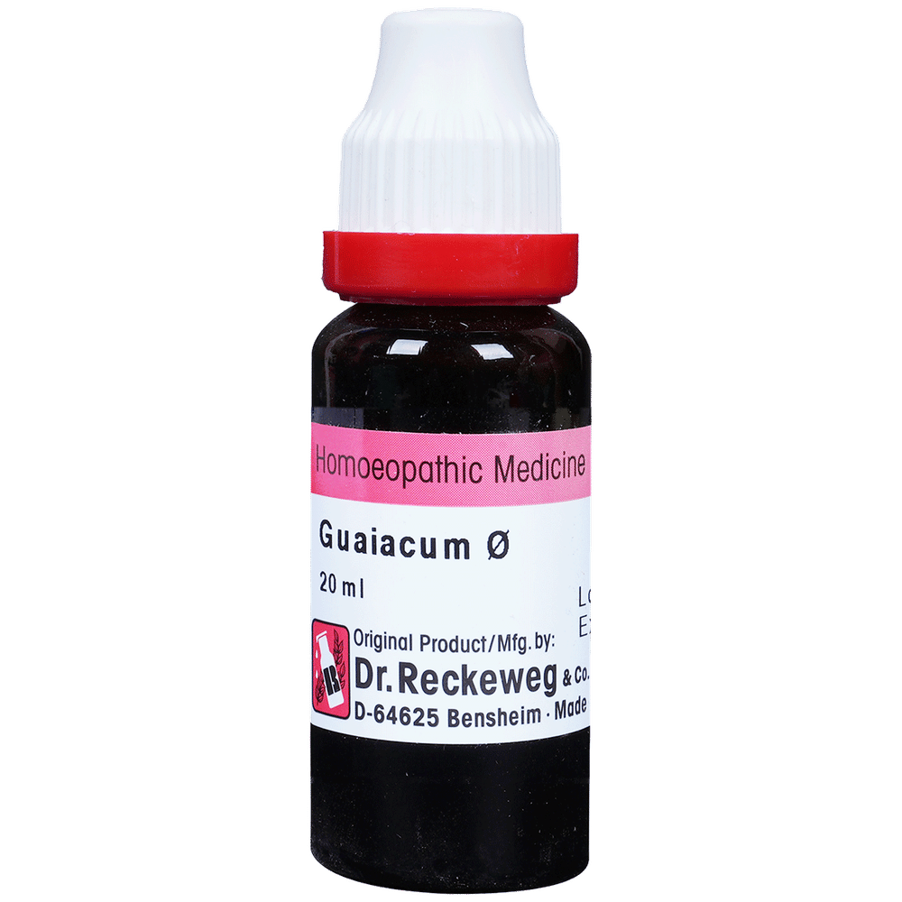 Dr. Reckeweg Guaiacum Mother Tincture Q bottle of 20 ml Mother Tincture
