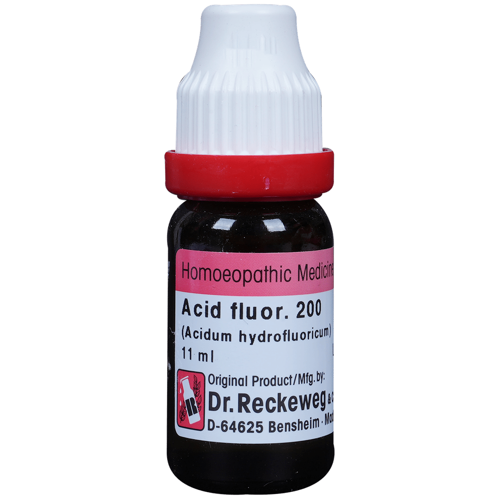 Dr. Reckeweg Acid Fluor Dilution 200 CH bottle of 11 ml Dilution