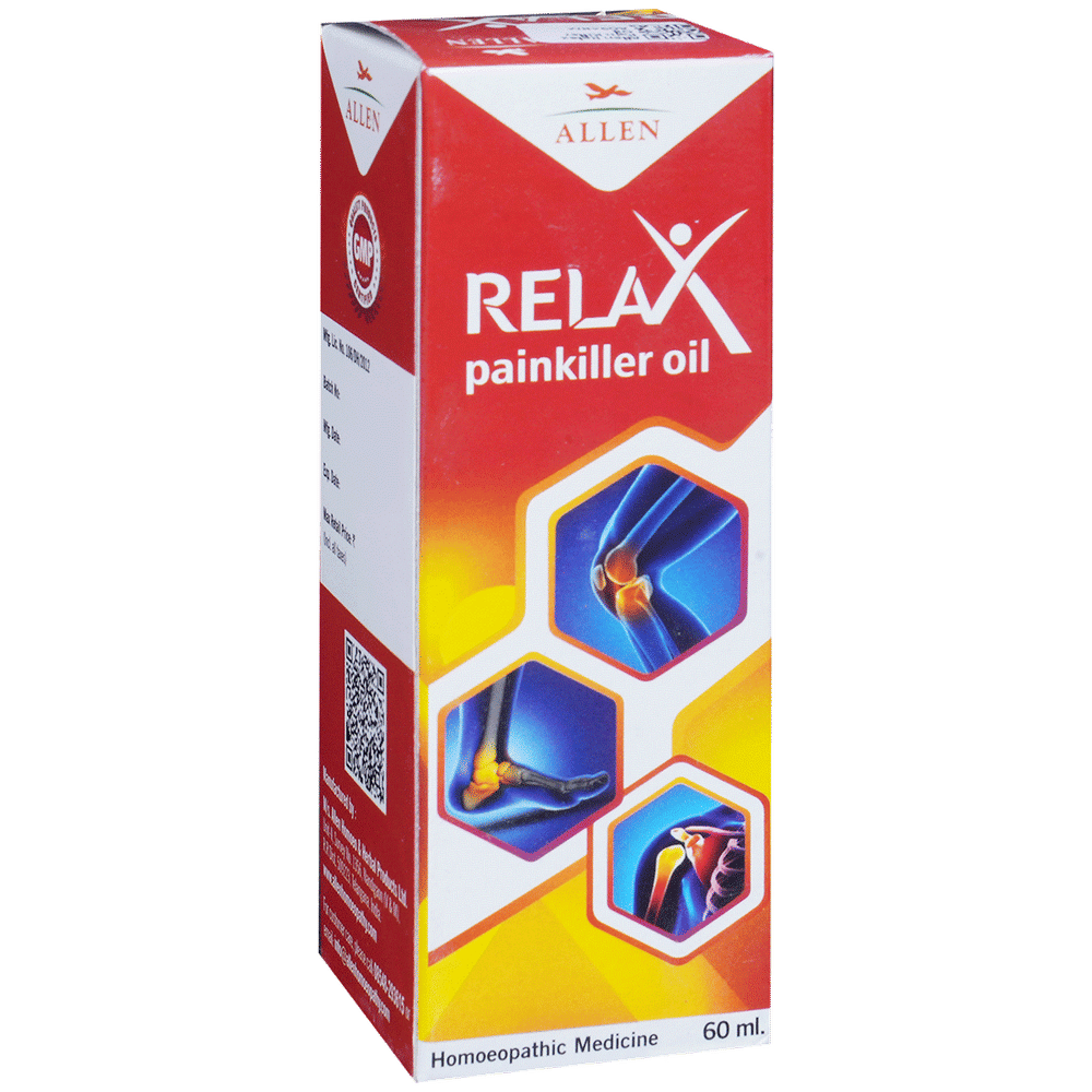 Allen Relax Pain Killer Oil bottle of 60 ml Oil Allen Relax Pain Killer Oil bottle of 60 ml Oil