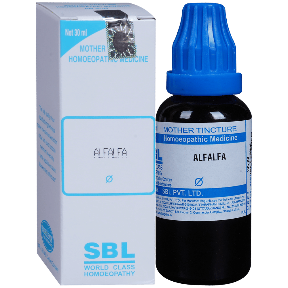 SBL Alfalfa Mother Tincture Q bottle of 30 ml Mother Tincture