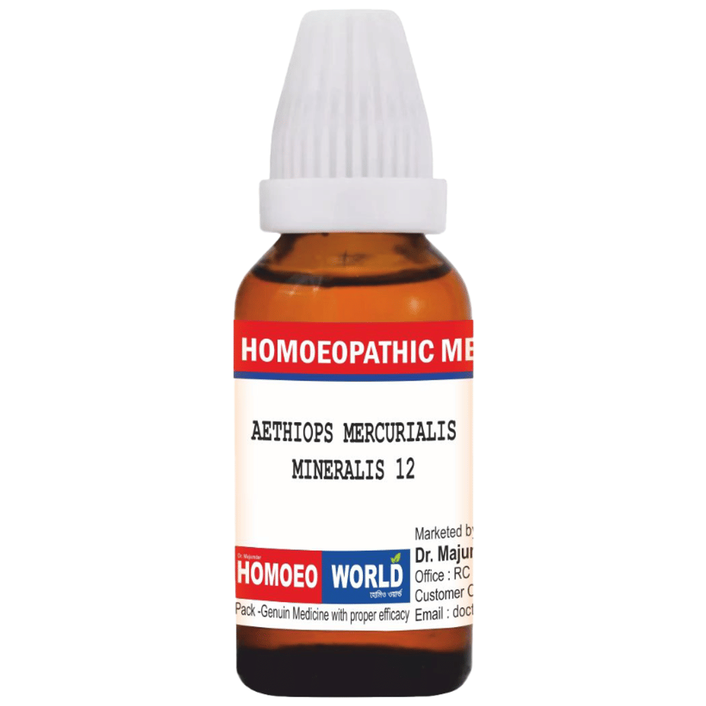 Dr. Majumder Homeo World Aethiops Mercurialis Mineralis Dilution(30ml Each) 12 combo pack of 2 bottles Dr. Majumder Homeo World Aethiops Mercurialis Mineralis Dilution(30ml Each) 12 combo pack of 2 bottles