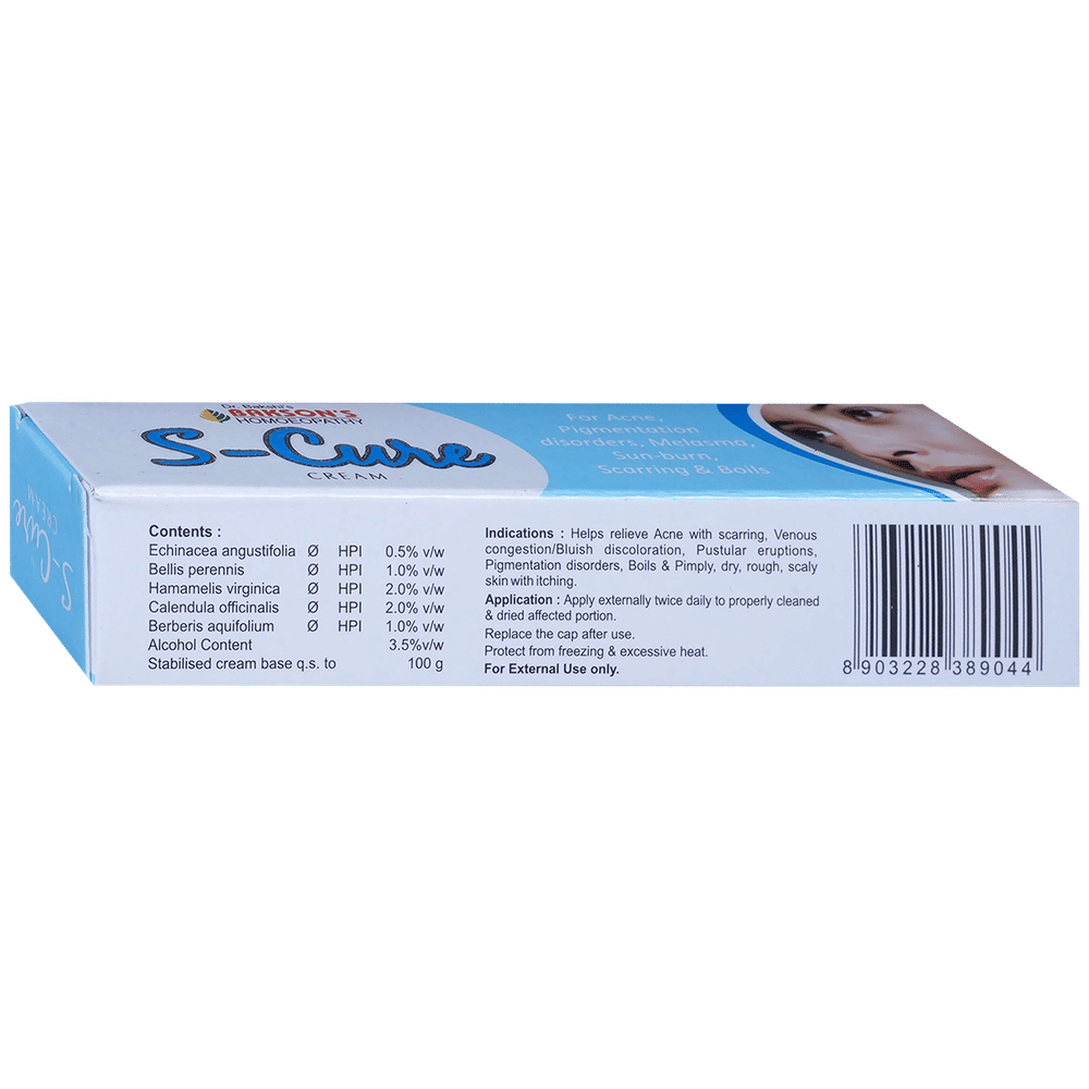 Bakson's Homeopathy S-Cure Cream tube of 30 gm Cream Bakson's Homeopathy S-Cure Cream tube of 30 gm Cream