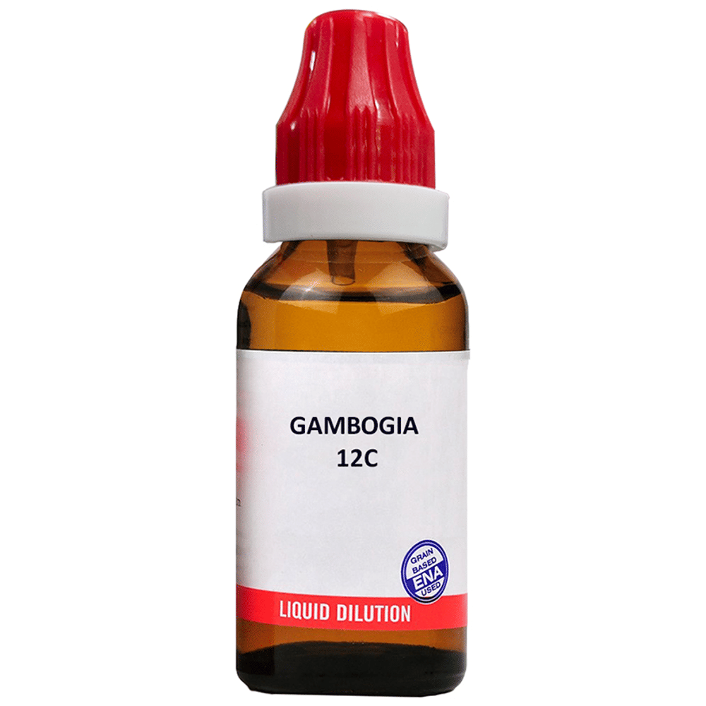 Bjain Gambogia  Dilution 12C bottle of 12 ml Dilution