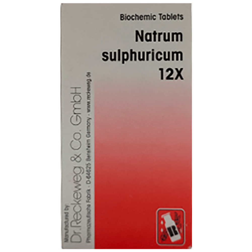 Dr Reckeweg &Co.gmbH Natrum sulphuricum Biochemic Tablet 12X bottle of 20 gm Biochemic Tablet