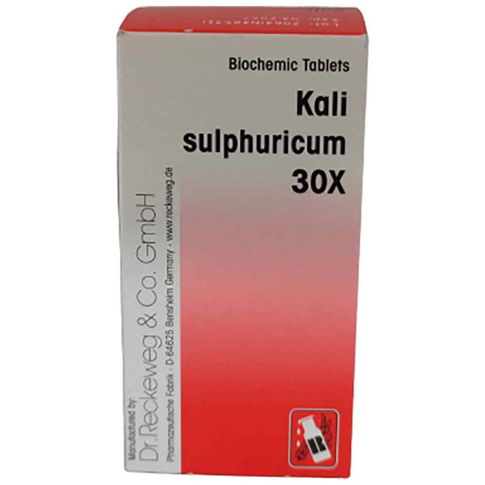 Dr Reckeweg &Co.gmbH Kali Sulphuricum Biochemic Tablet 30X bottle of 20 gm Biochemic Tablet