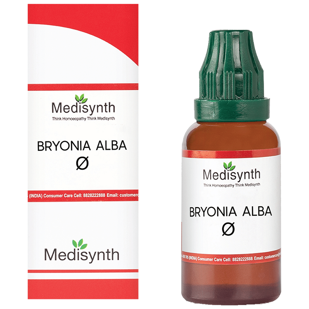 Medisynth Bryonia Alba Q bottle of 30 ml Mother Tincture