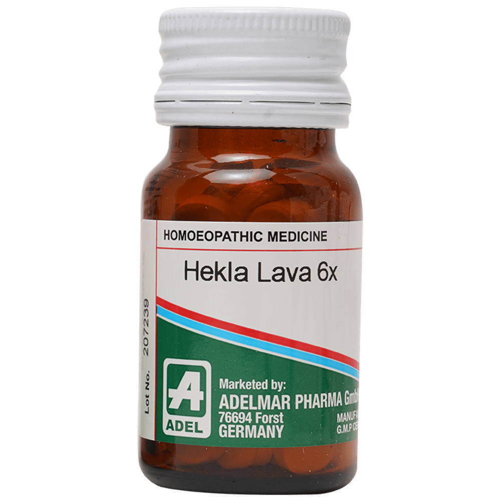 ADEL Hekla Lava Trituration Tablet 6X bottle of 20 gm Trituration Tablet