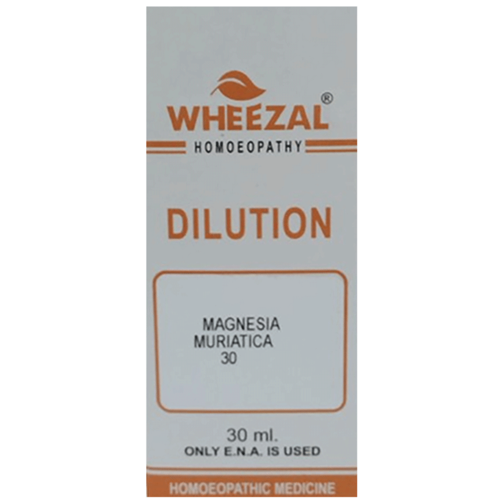 Wheezal Magnesia Muratica Dilution 30 bottle of 30 ml Dilution