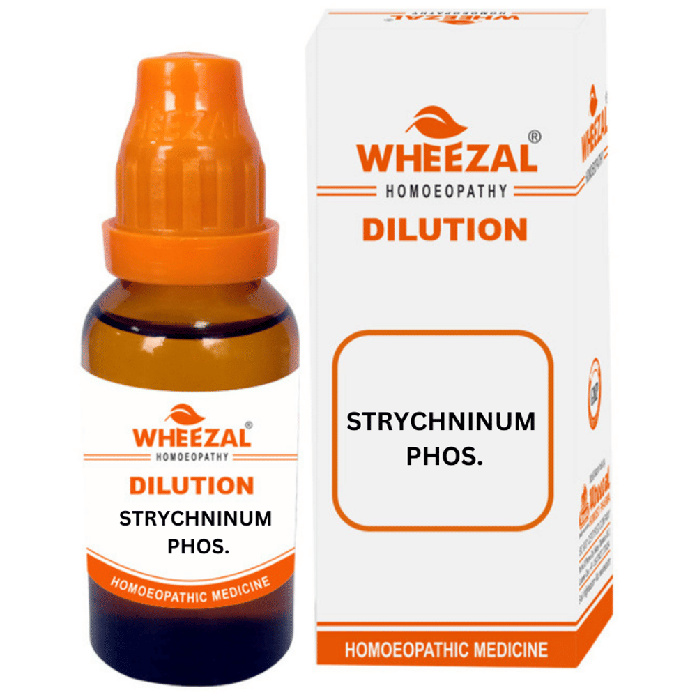 Wheezal Strychninum Phos. Dilution 10M bottle of 30 ml Dilution