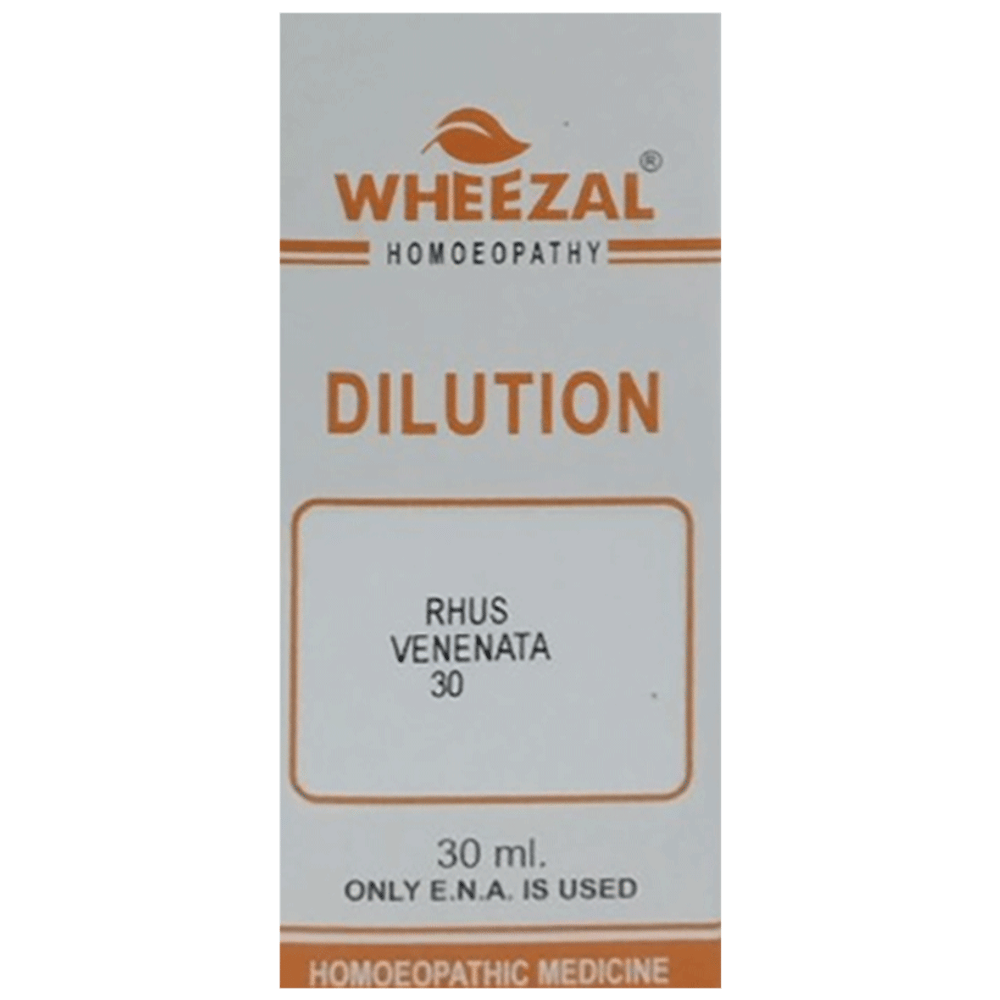 Wheezal Rhus Venn. Dilution 30 bottle of 30 ml Dilution