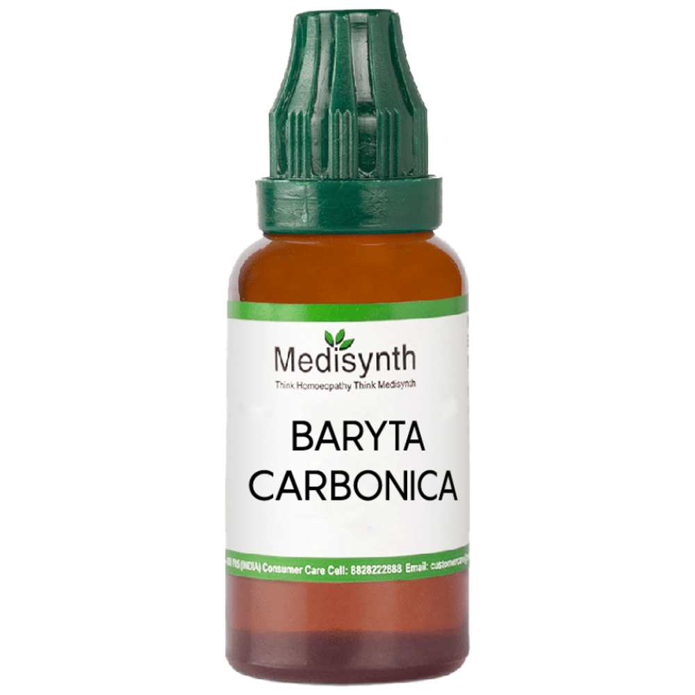 Medisynth Baryta Carbonica Dilution 30 bottle of 30 ml Dilution Medisynth Baryta Carbonica Dilution 30 bottle of 30 ml Dilution