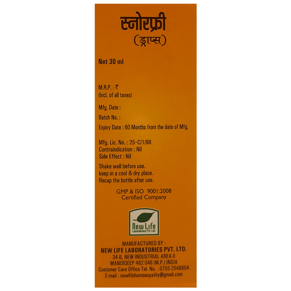 New Life Snor Free Drop bottle of 30 ml Drop New Life Snor Free Drop bottle of 30 ml Drop