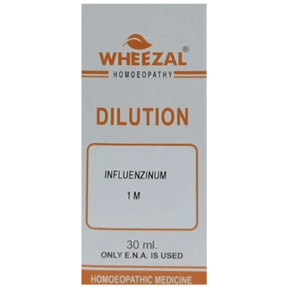 Wheezal Influenzinum Dilution 1M bottle of 30 ml Dilution