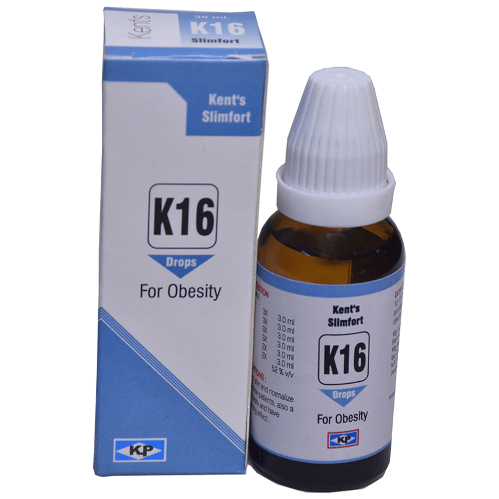 Kent's K16 Obesity Oral Drops bottle of 30 ml Oral Drops