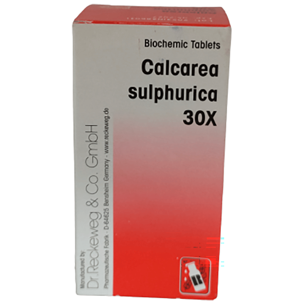 Dr. Reckeweg Calcarea Sulphurica Biochemic Tablet 30X bottle of 20 gm Biochemic Tablet Dr. Reckeweg Calcarea Sulphurica Biochemic Tablet 30X bottle of 20 gm Biochemic Tablet