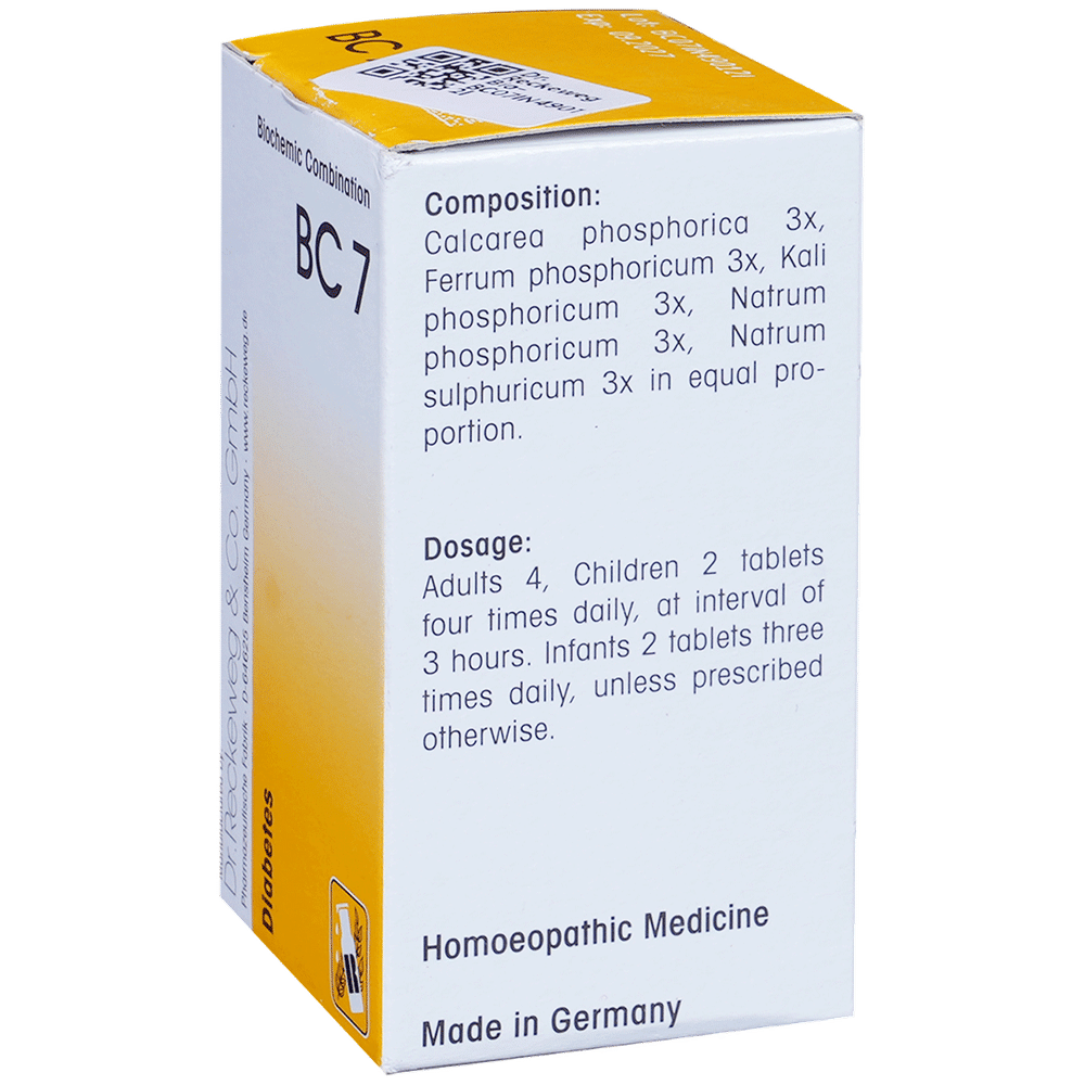 Dr. Reckeweg Bio-Combination 7 (BC 7) Tablet bottle of 20 gm Biocombination Tablet Dr. Reckeweg Bio-Combination 7 (BC 7) Tablet bottle of 20 gm Biocombination Tablet