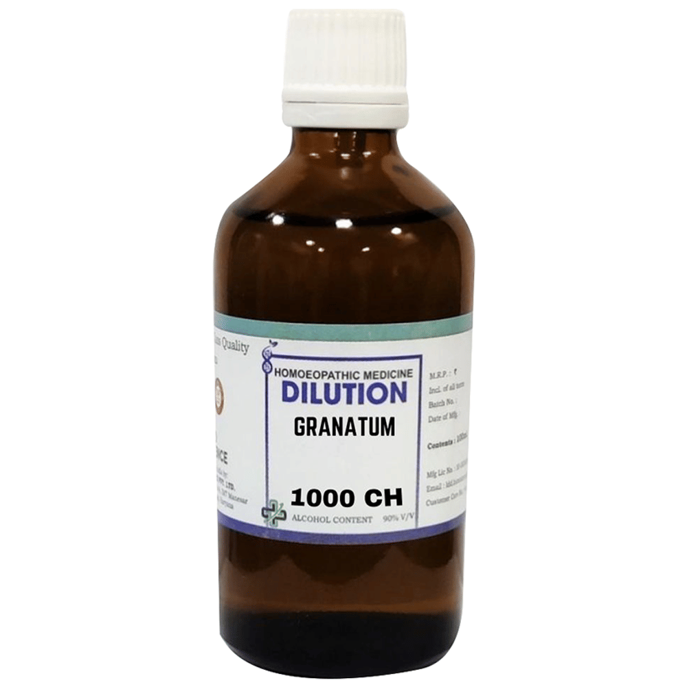 LDD Bioscience Granatum Dilution 1000 CH bottle of 100 ml Dilution