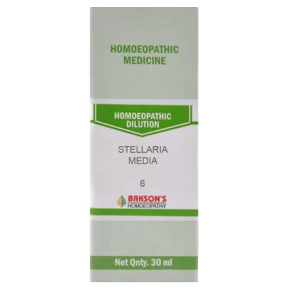 Bakson's Homeopathy Stellaria Media Dilution 6 CH bottle of 30 ml Dilution
