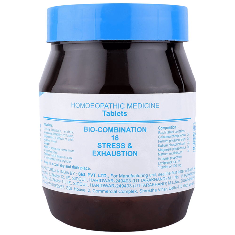 SBL Bio-Combination 16 Tablet bottle of 450 gm Biocombination Tablet