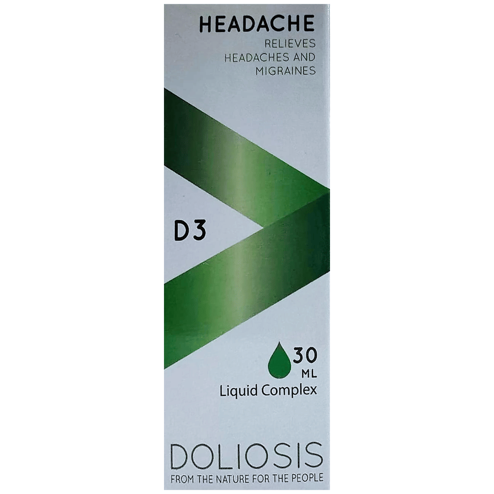 Doliosis D3 Headache Liquid Complex bottle of 30 ml Drop