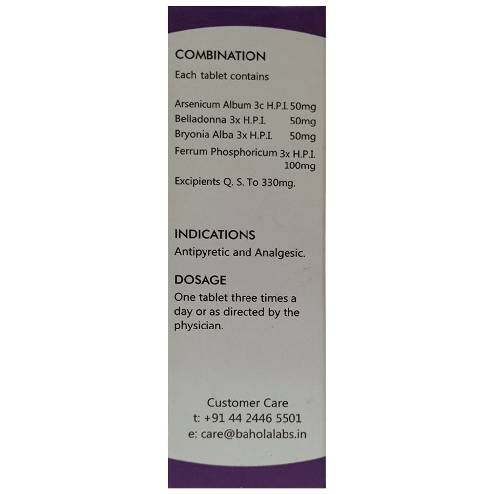 Bahola Q3 Tablet bottle of 35 gm Tablet