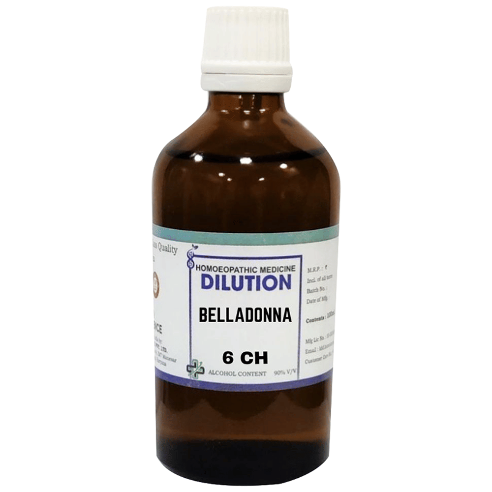 LDD Bioscience Belladonna Dilution 6 CH bottle of 100 ml Dilution