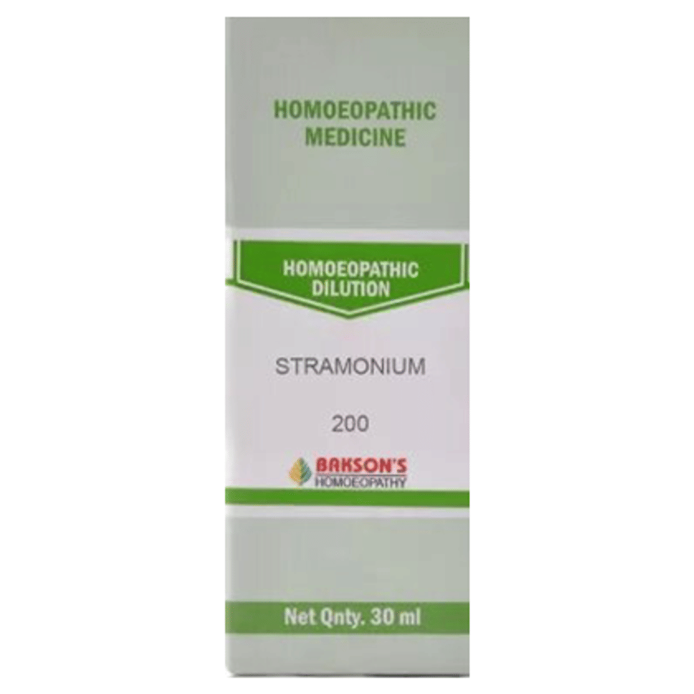 Bakson's Homeopathy Stramonium Dilution 200 bottle of 30 ml Dilution