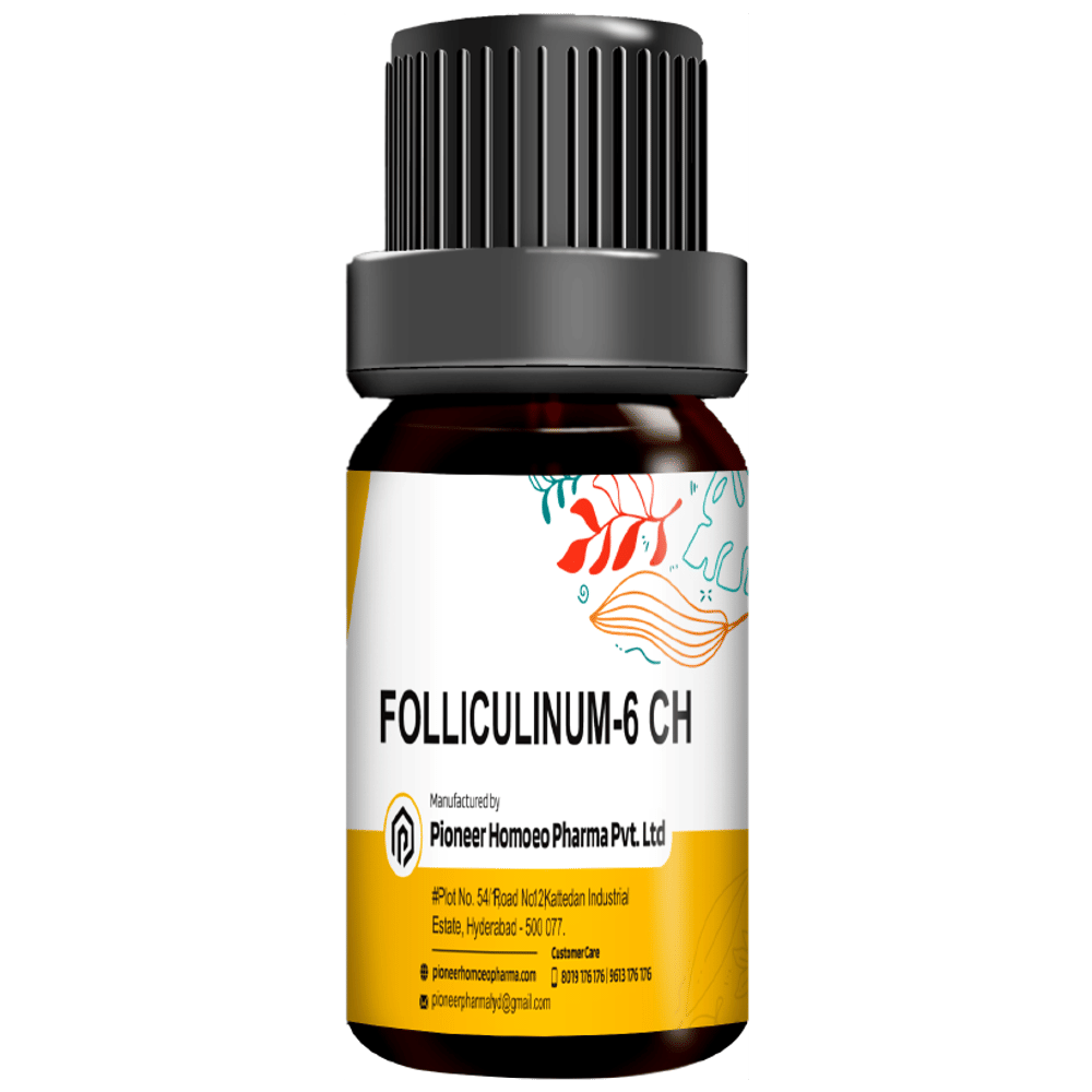 Pioneer Pharma Folliculinum Globules Pellet Multidose Pills 6 CH bottle of 150 tablets